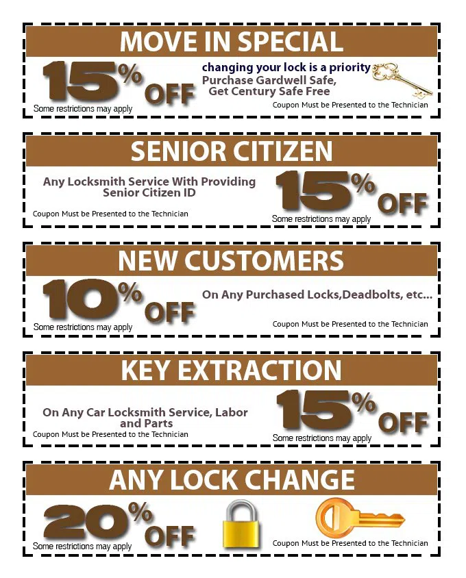 Central Locksmith Store Phoenix, AZ 480-612-9218 - coupon-01